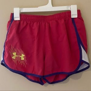 Pink Under Armour Shorts - Size Medium